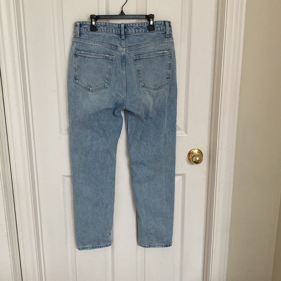 Zara High Waisted Straight Leg Jeans (US 8) - Picture 3 of 4